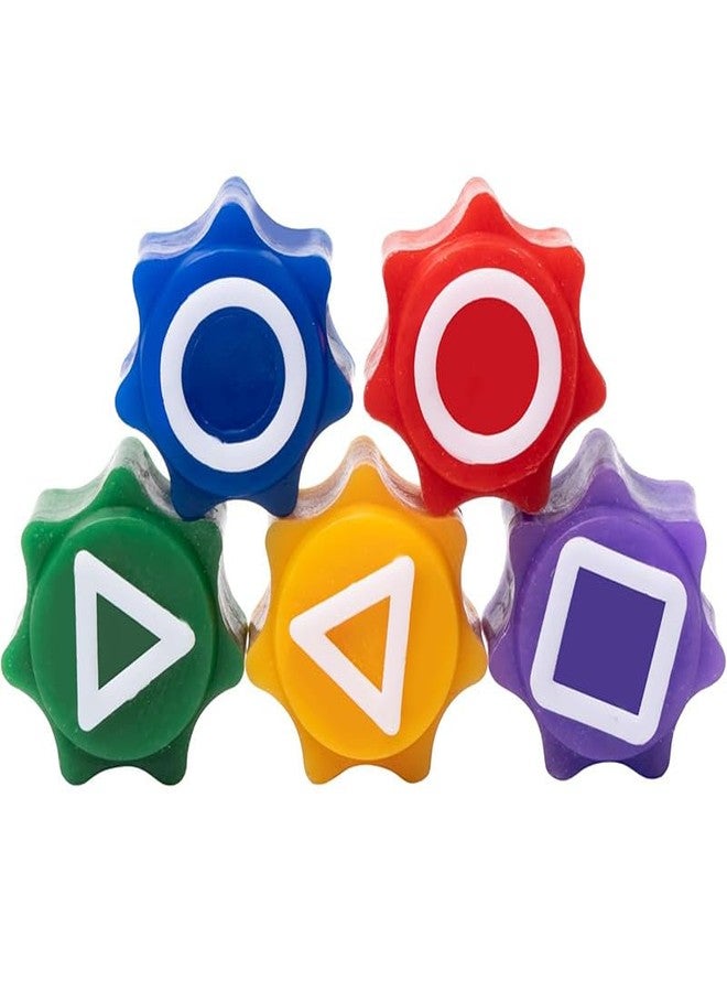 ZIBUYU® Korean Gonggi Game Set Traditional Stone Picking Game for Kids with 5 Colorful PVC Rocks & Storage Box Hand Eye Coordination, Party Games, Fun Skill Training - Image 1